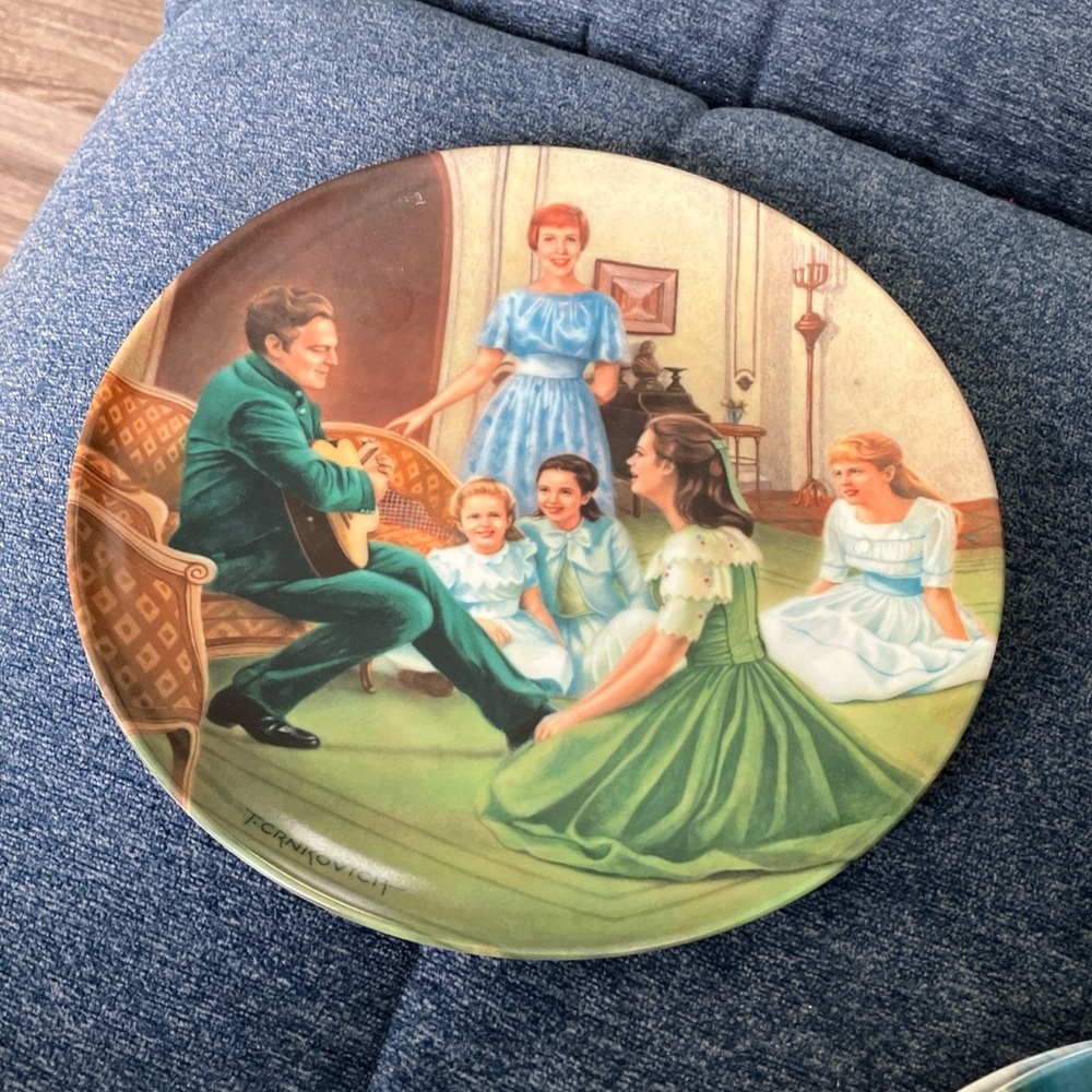 Edwin Knowles The South Of Music “Edelweiss” Collectors Plate #5